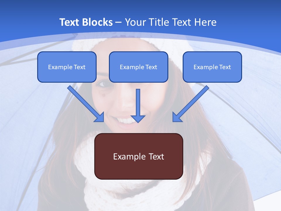 Cheerful Caucasian Hat PowerPoint Template