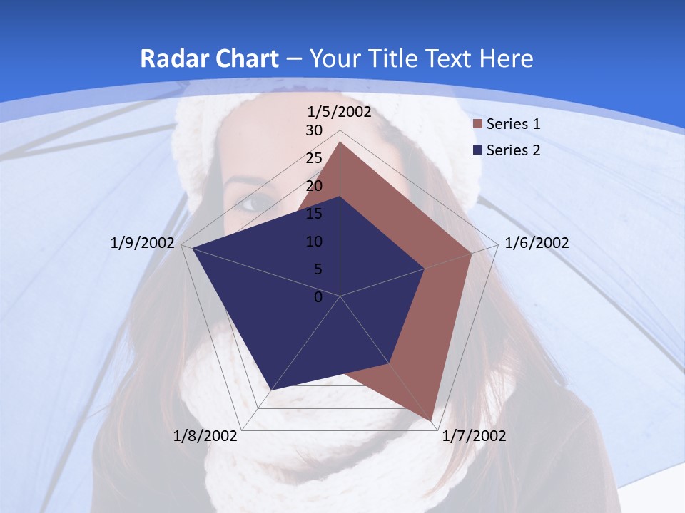 Cheerful Caucasian Hat PowerPoint Template
