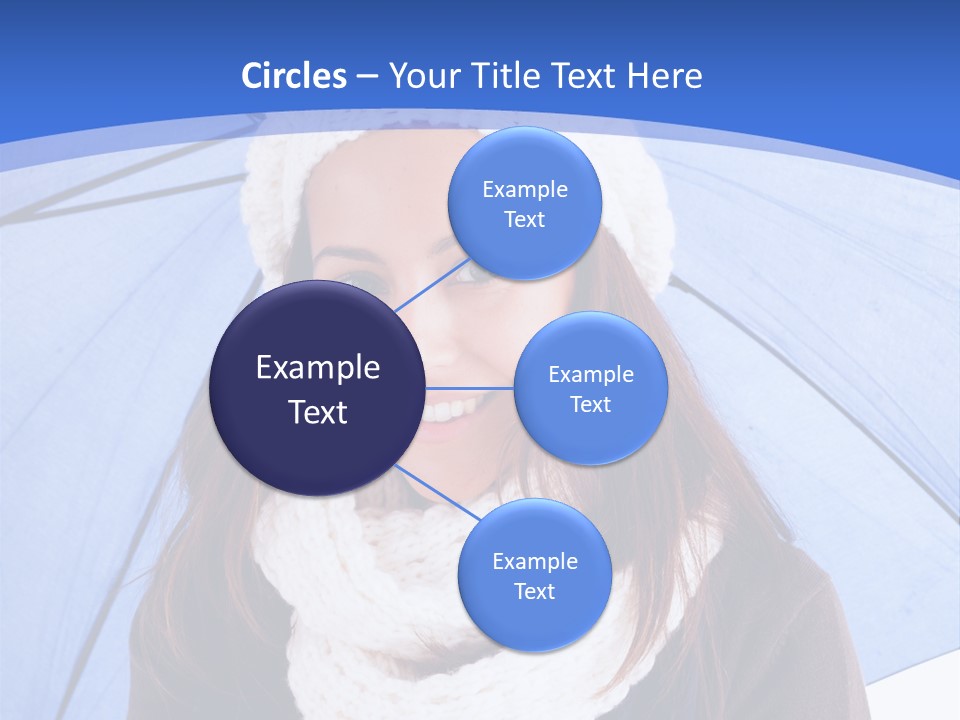 Cheerful Caucasian Hat PowerPoint Template