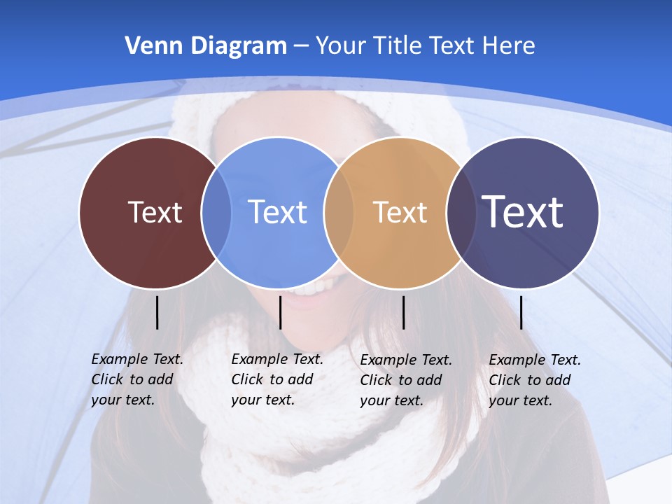 Cheerful Caucasian Hat PowerPoint Template