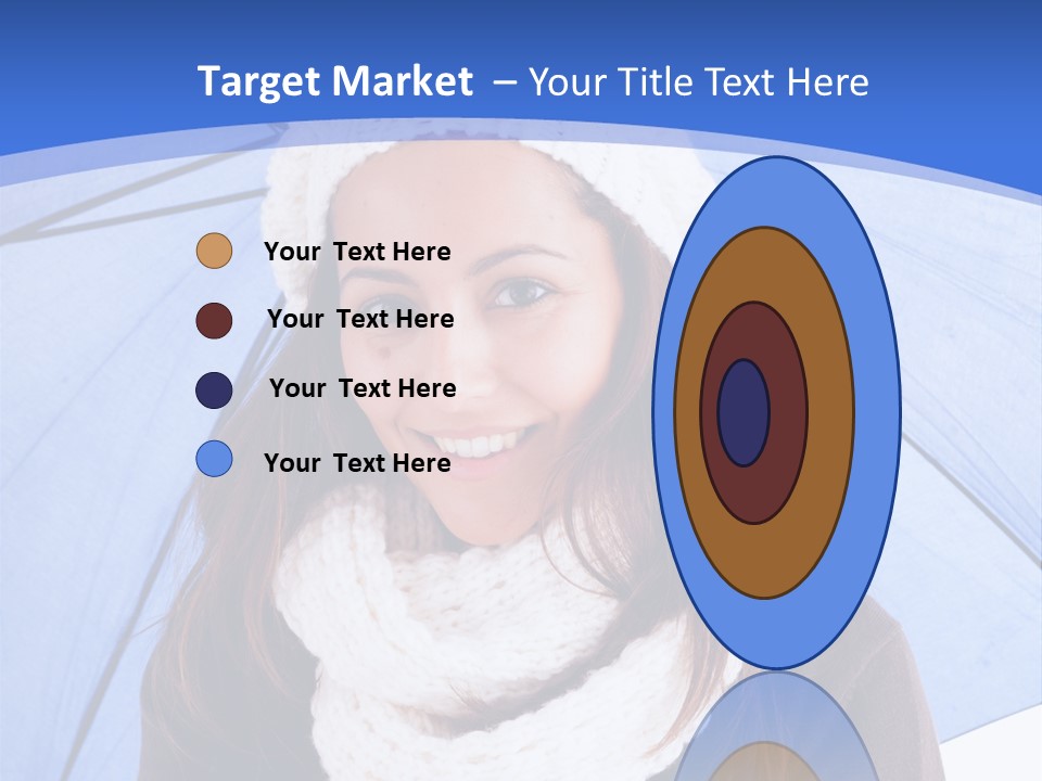 Cheerful Caucasian Hat PowerPoint Template