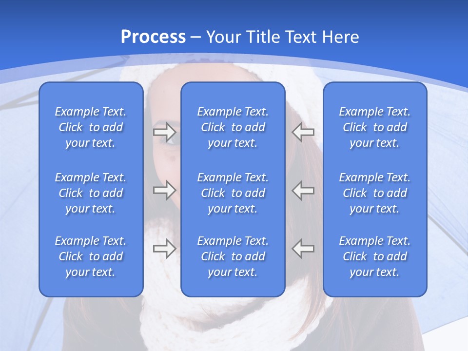 Cheerful Caucasian Hat PowerPoint Template