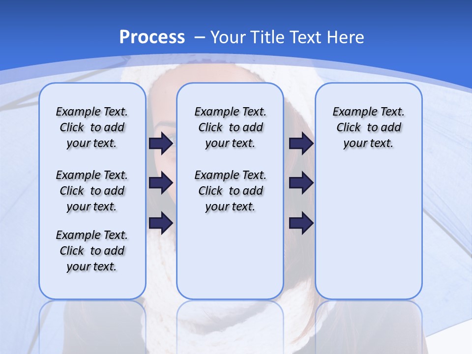Cheerful Caucasian Hat PowerPoint Template