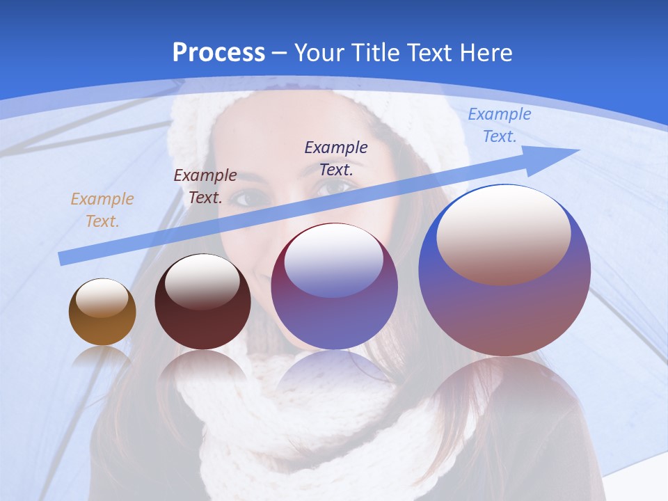 Cheerful Caucasian Hat PowerPoint Template