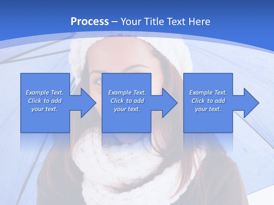 Cheerful Caucasian Hat PowerPoint Template