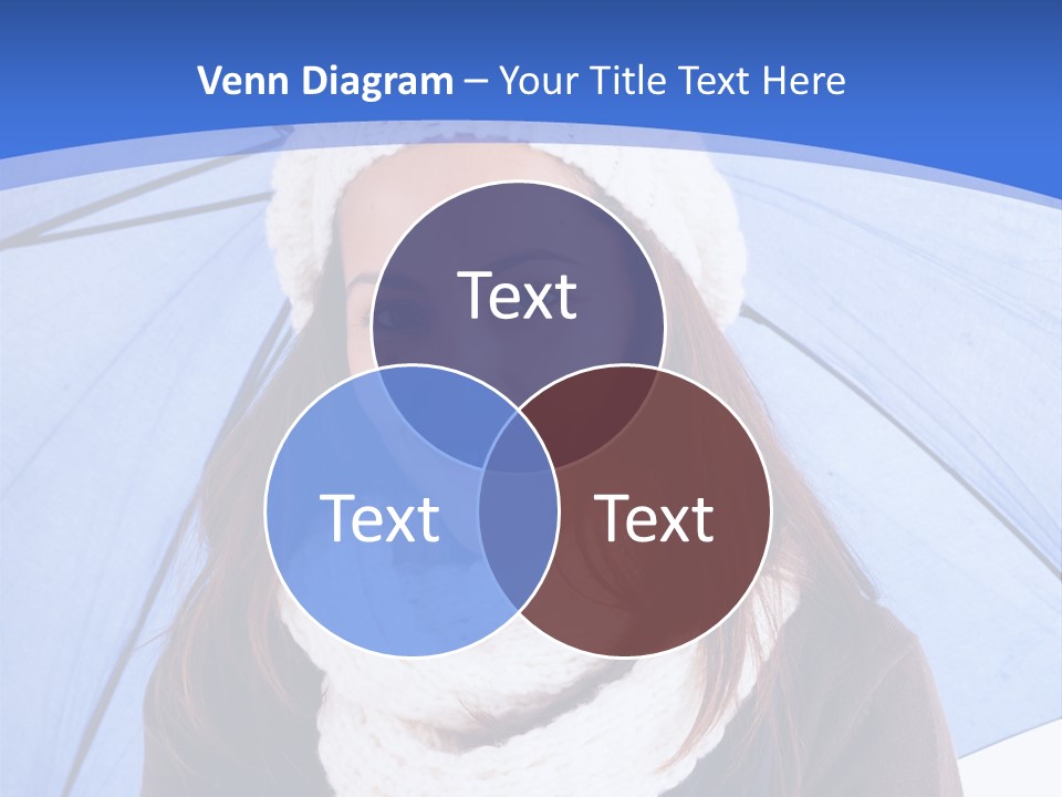 Cheerful Caucasian Hat PowerPoint Template