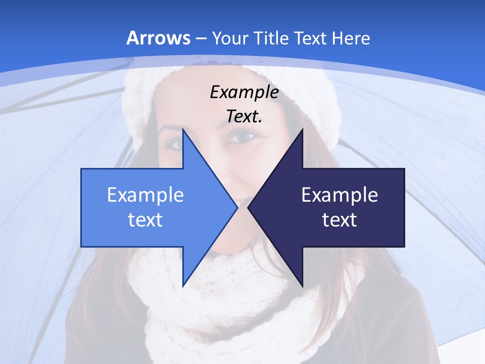 Cheerful Caucasian Hat PowerPoint Template