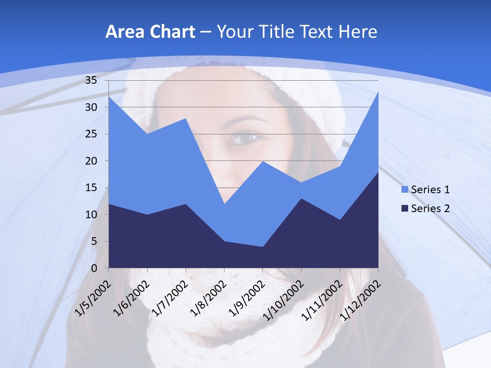 Cheerful Caucasian Hat PowerPoint Template