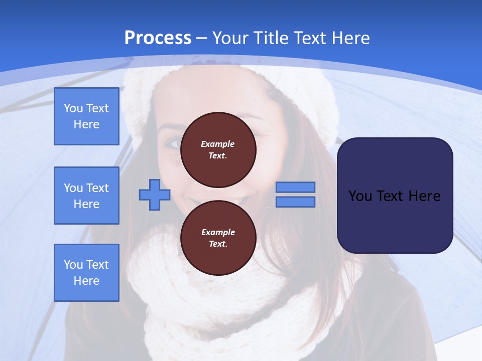 Cheerful Caucasian Hat PowerPoint Template