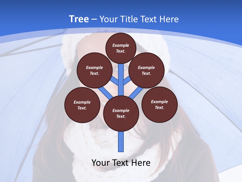 Cheerful Caucasian Hat PowerPoint Template