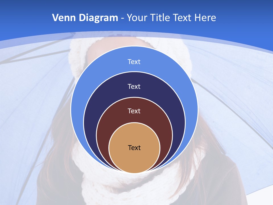 Cheerful Caucasian Hat PowerPoint Template