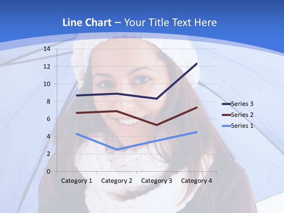 Cheerful Caucasian Hat PowerPoint Template
