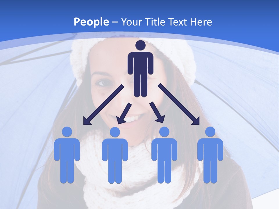 Cheerful Caucasian Hat PowerPoint Template