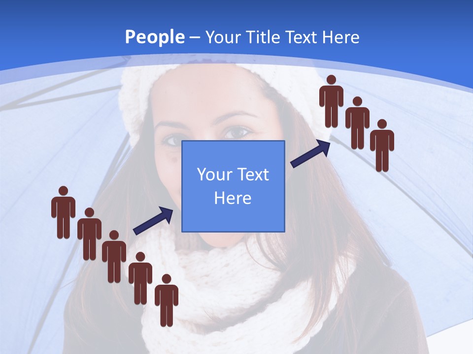 Cheerful Caucasian Hat PowerPoint Template