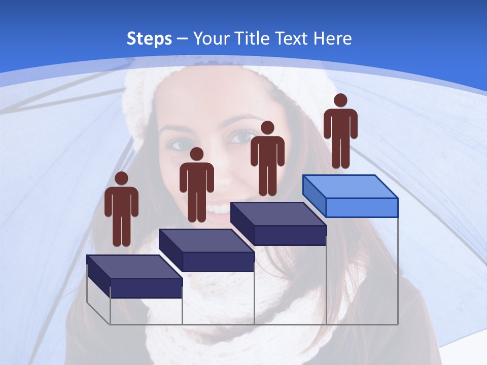 Cheerful Caucasian Hat PowerPoint Template