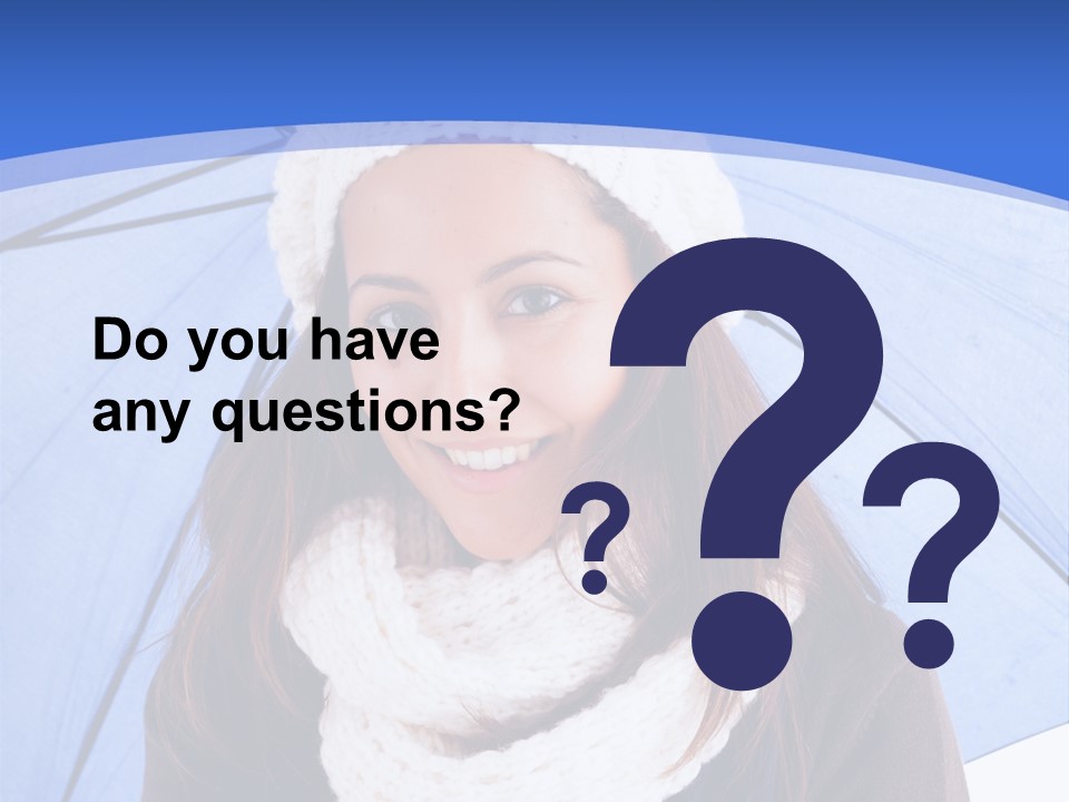 Cheerful Caucasian Hat PowerPoint Template