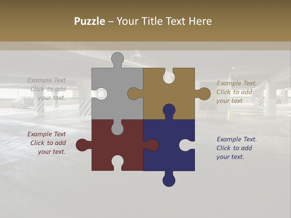 Souterrain City Stationary PowerPoint Template
