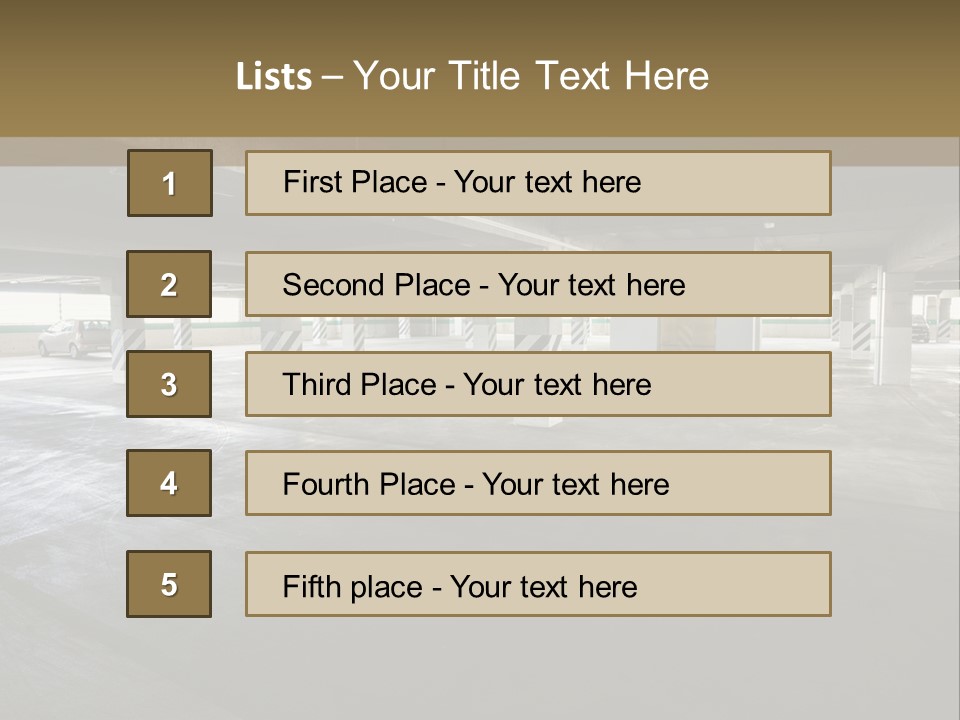 Souterrain City Stationary PowerPoint Template