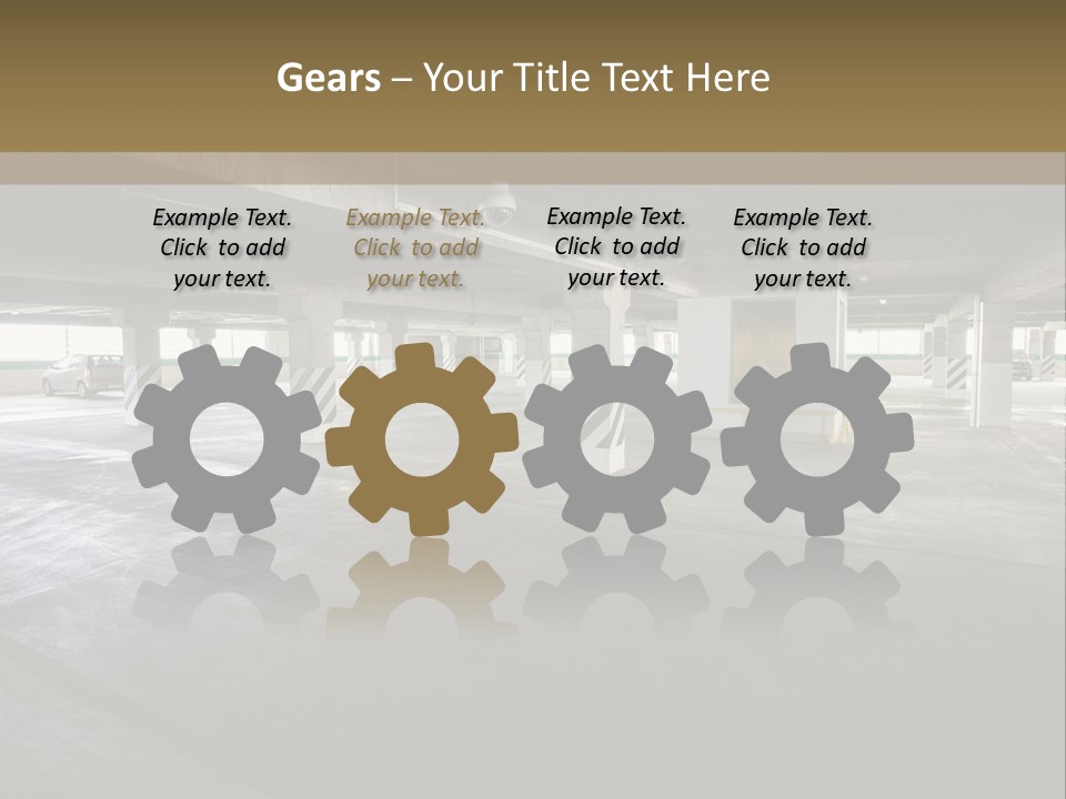 Souterrain City Stationary PowerPoint Template