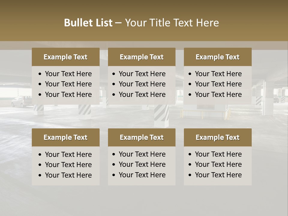 Souterrain City Stationary PowerPoint Template