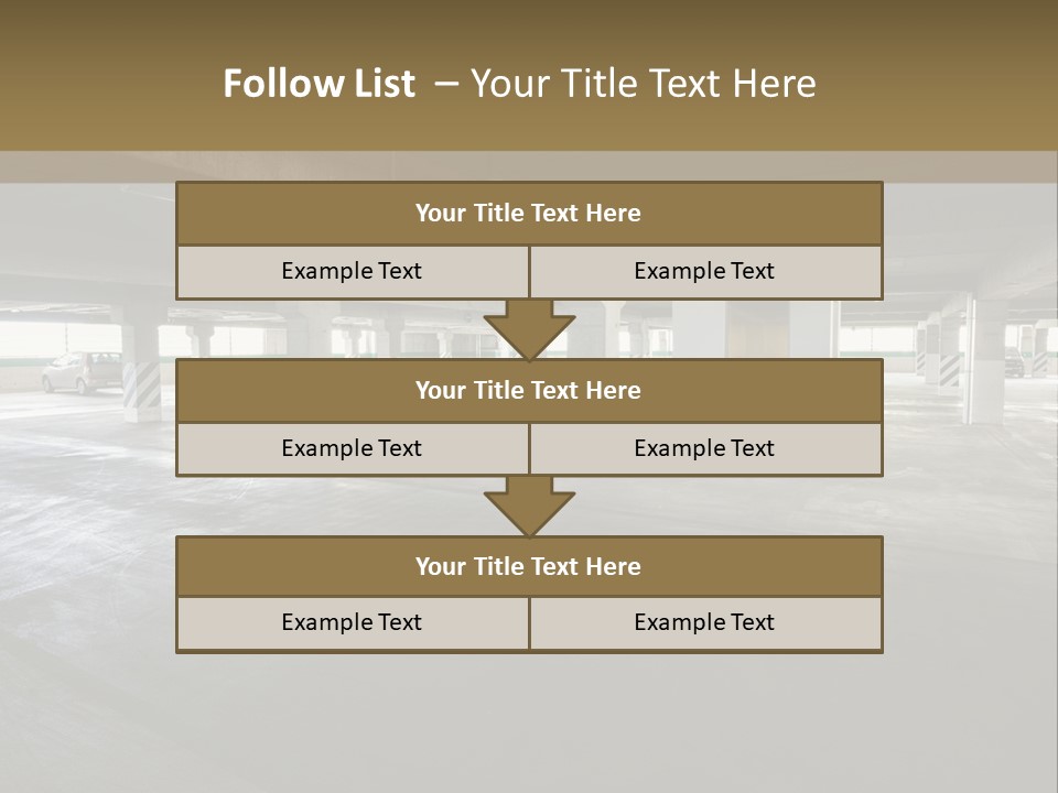 Souterrain City Stationary PowerPoint Template