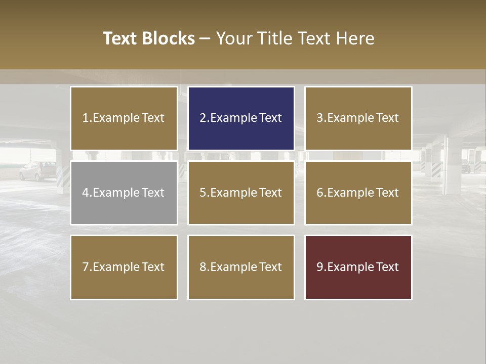 Souterrain City Stationary PowerPoint Template