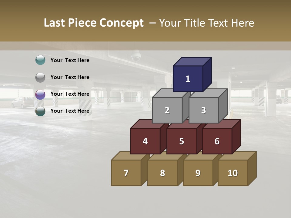 Souterrain City Stationary PowerPoint Template