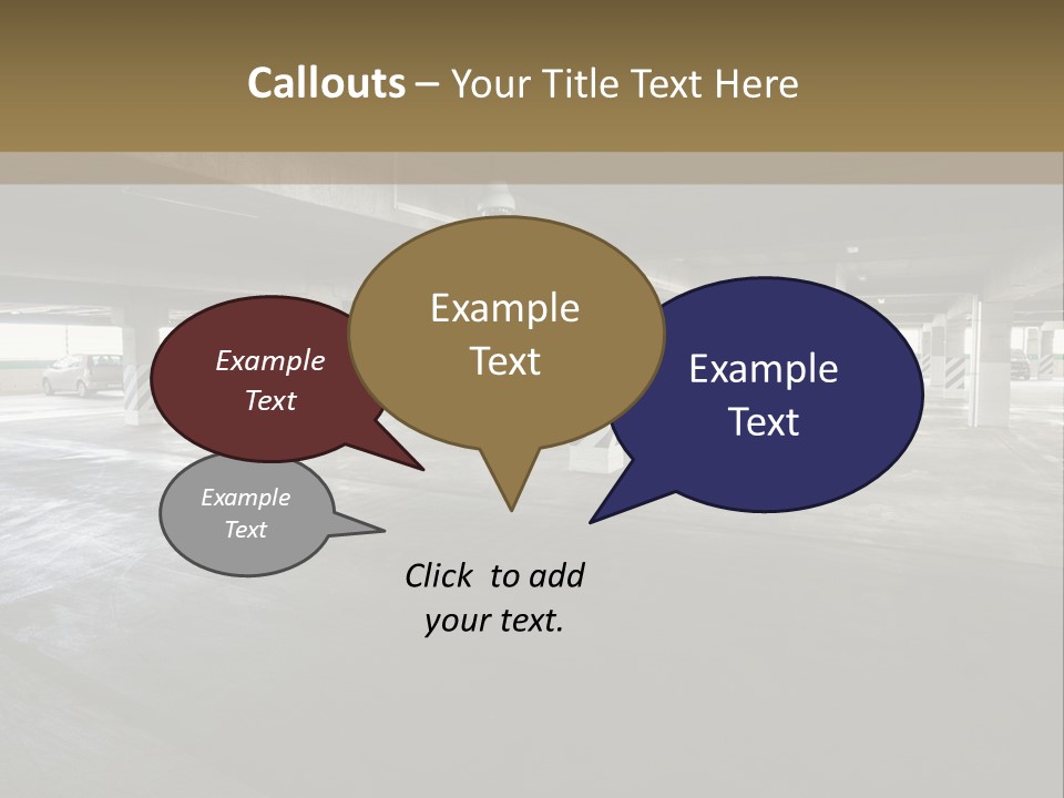Souterrain City Stationary PowerPoint Template