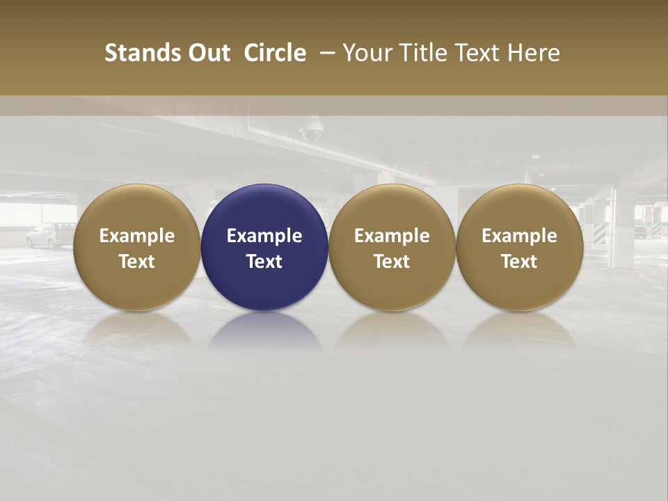 Souterrain City Stationary PowerPoint Template