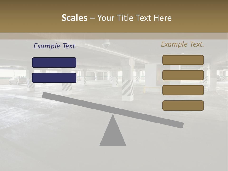 Souterrain City Stationary PowerPoint Template