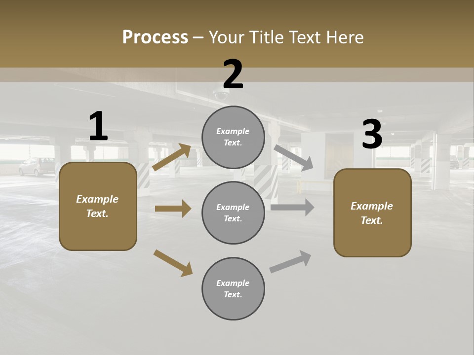 Souterrain City Stationary PowerPoint Template