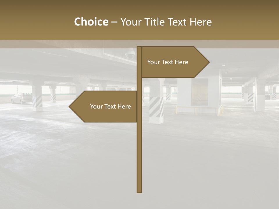 Souterrain City Stationary PowerPoint Template