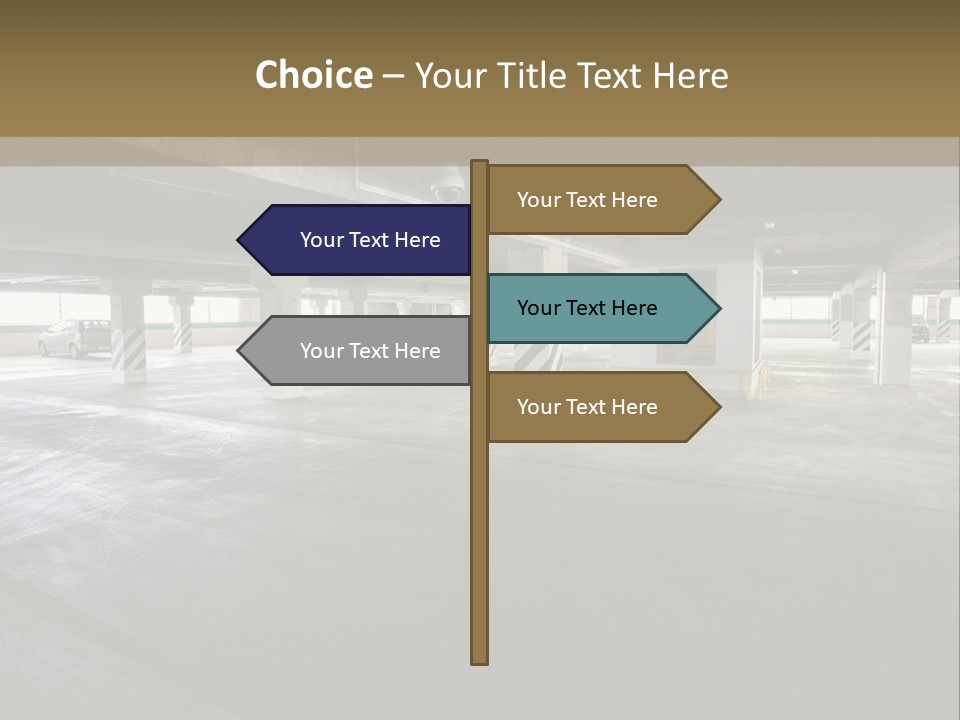 Souterrain City Stationary PowerPoint Template