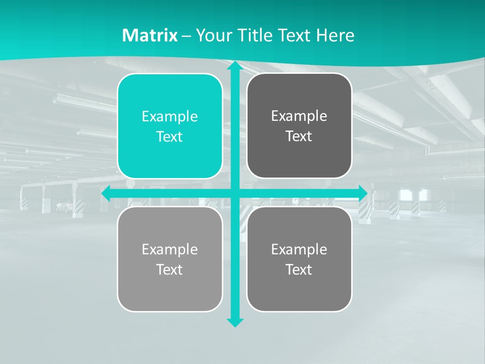 Indoor Asphalt City PowerPoint Template