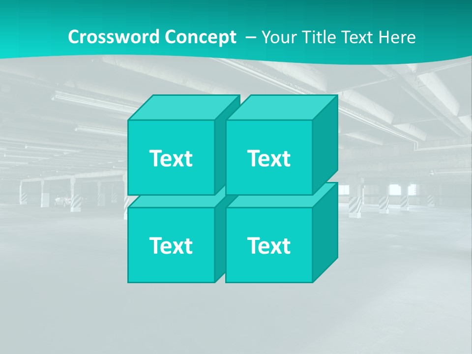Indoor Asphalt City PowerPoint Template