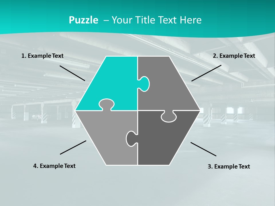 Indoor Asphalt City PowerPoint Template