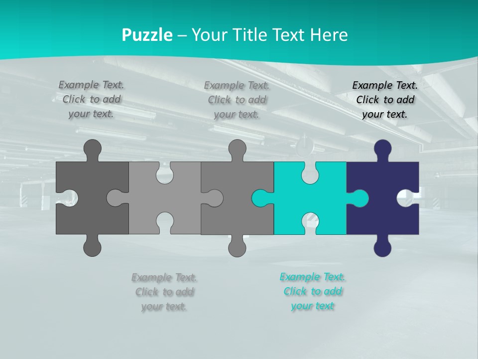 Indoor Asphalt City PowerPoint Template
