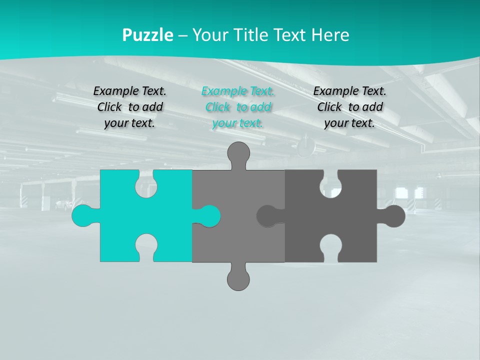 Indoor Asphalt City PowerPoint Template