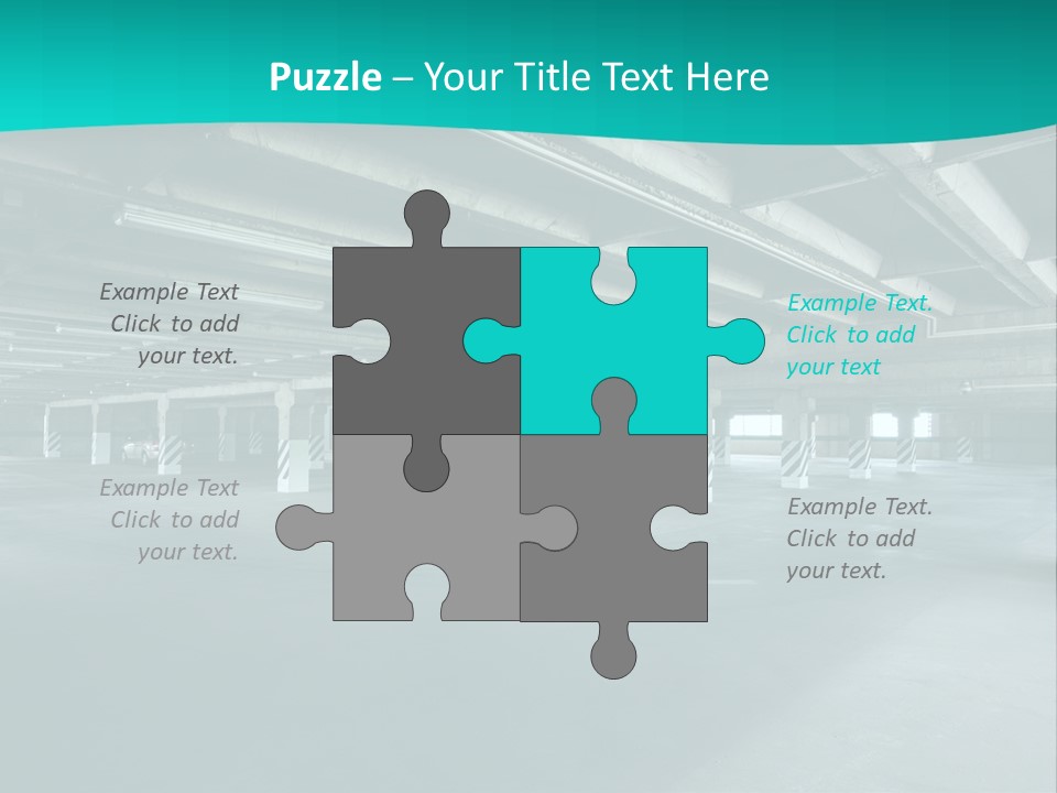 Indoor Asphalt City PowerPoint Template