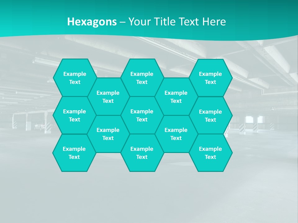 Indoor Asphalt City PowerPoint Template