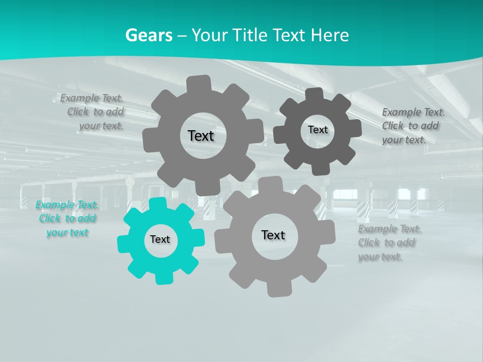 Indoor Asphalt City PowerPoint Template