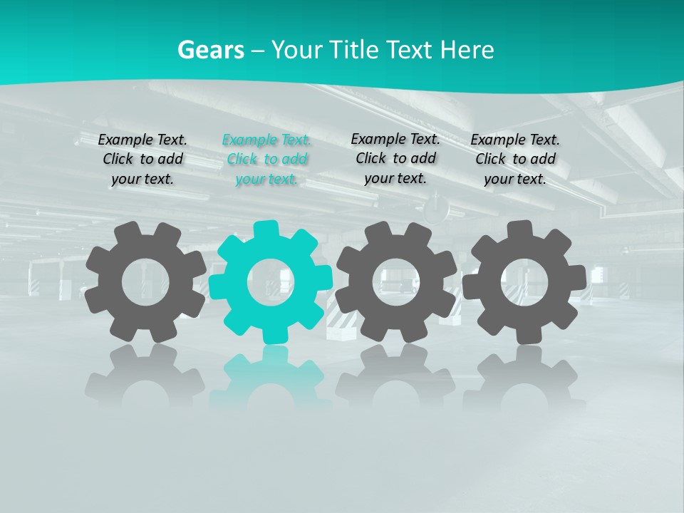 Indoor Asphalt City PowerPoint Template