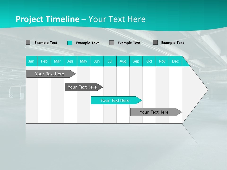 Indoor Asphalt City PowerPoint Template