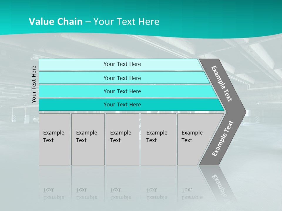 Indoor Asphalt City PowerPoint Template