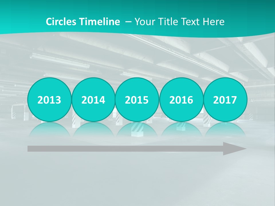 Indoor Asphalt City PowerPoint Template