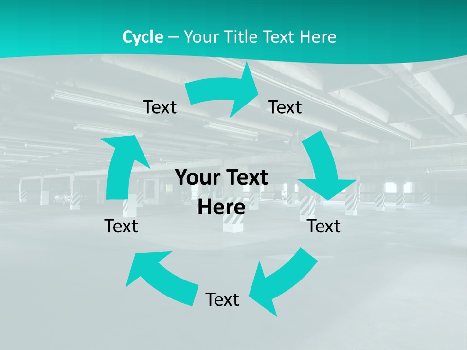 Indoor Asphalt City PowerPoint Template