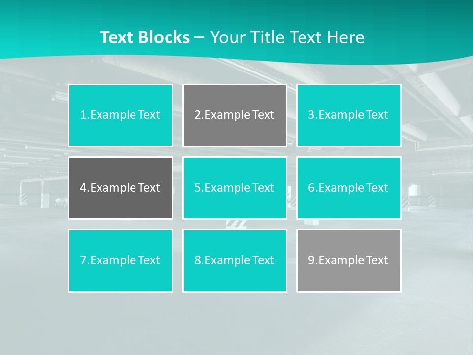 Indoor Asphalt City PowerPoint Template