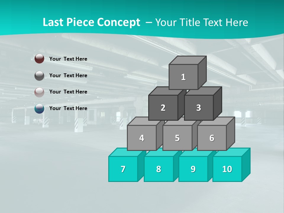 Indoor Asphalt City PowerPoint Template