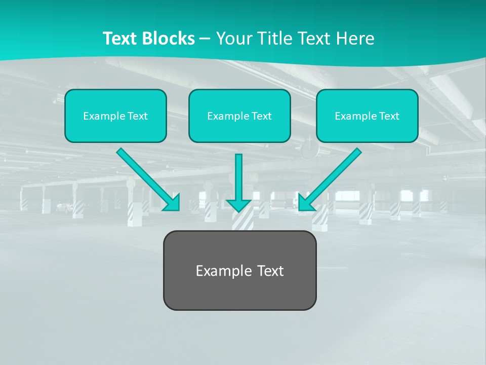 Indoor Asphalt City PowerPoint Template