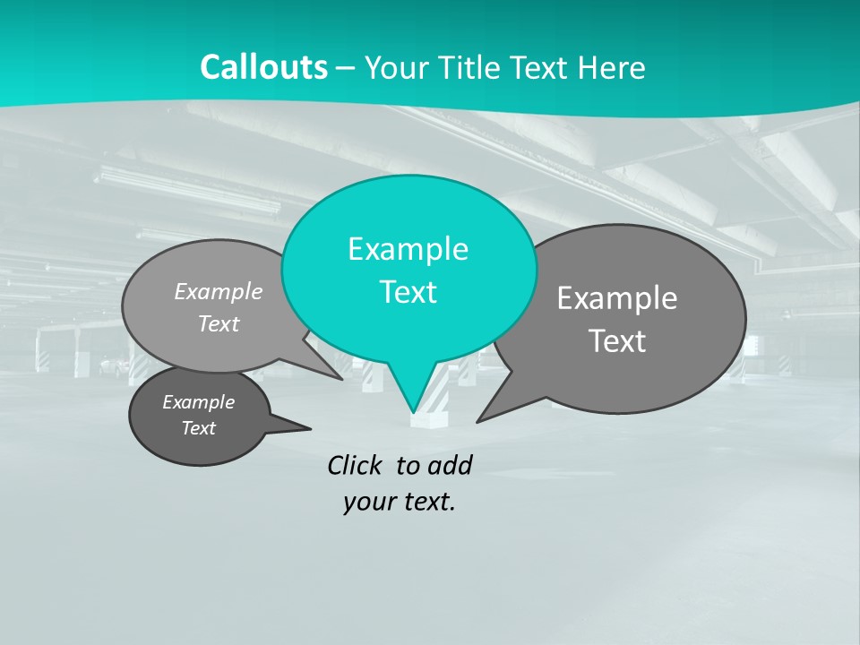 Indoor Asphalt City PowerPoint Template